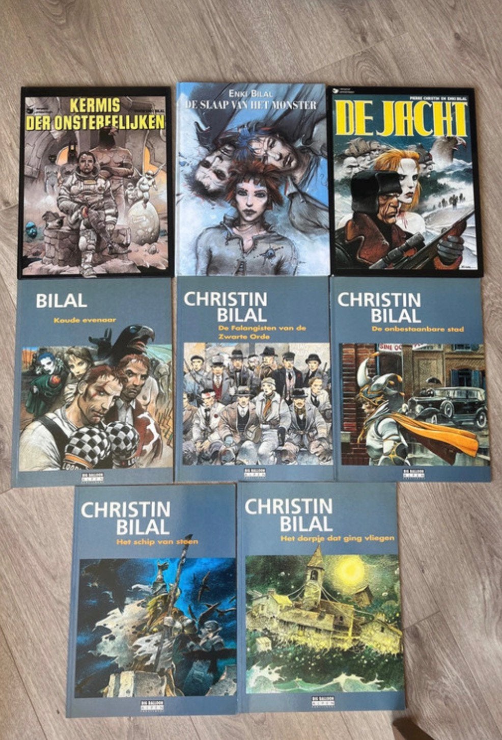 8 stripboeken -bilal en Christin, Boeken, Stripboeken, Meerdere stripboeken, Ophalen of Verzenden, Zo goed als nieuw