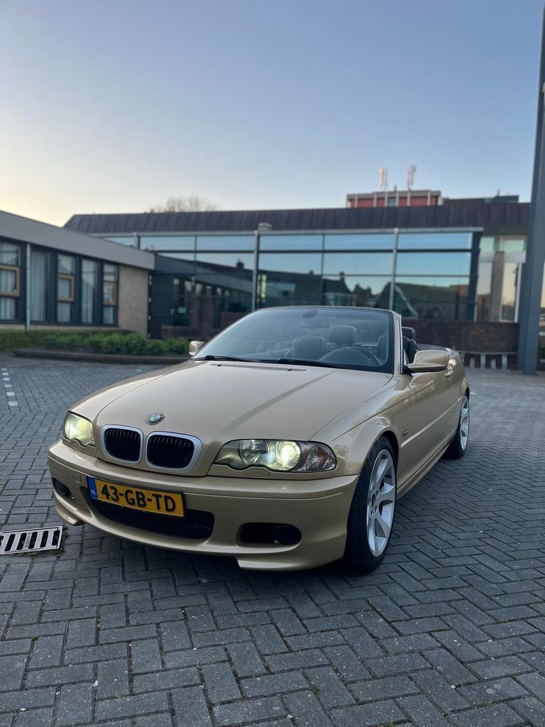 BMW 3-Serie 3.0 CI 330 Cabriolet AUT 2000 Geel, Auto's, BMW, Automaat, Zwart, 1595 kg, Cabriolet