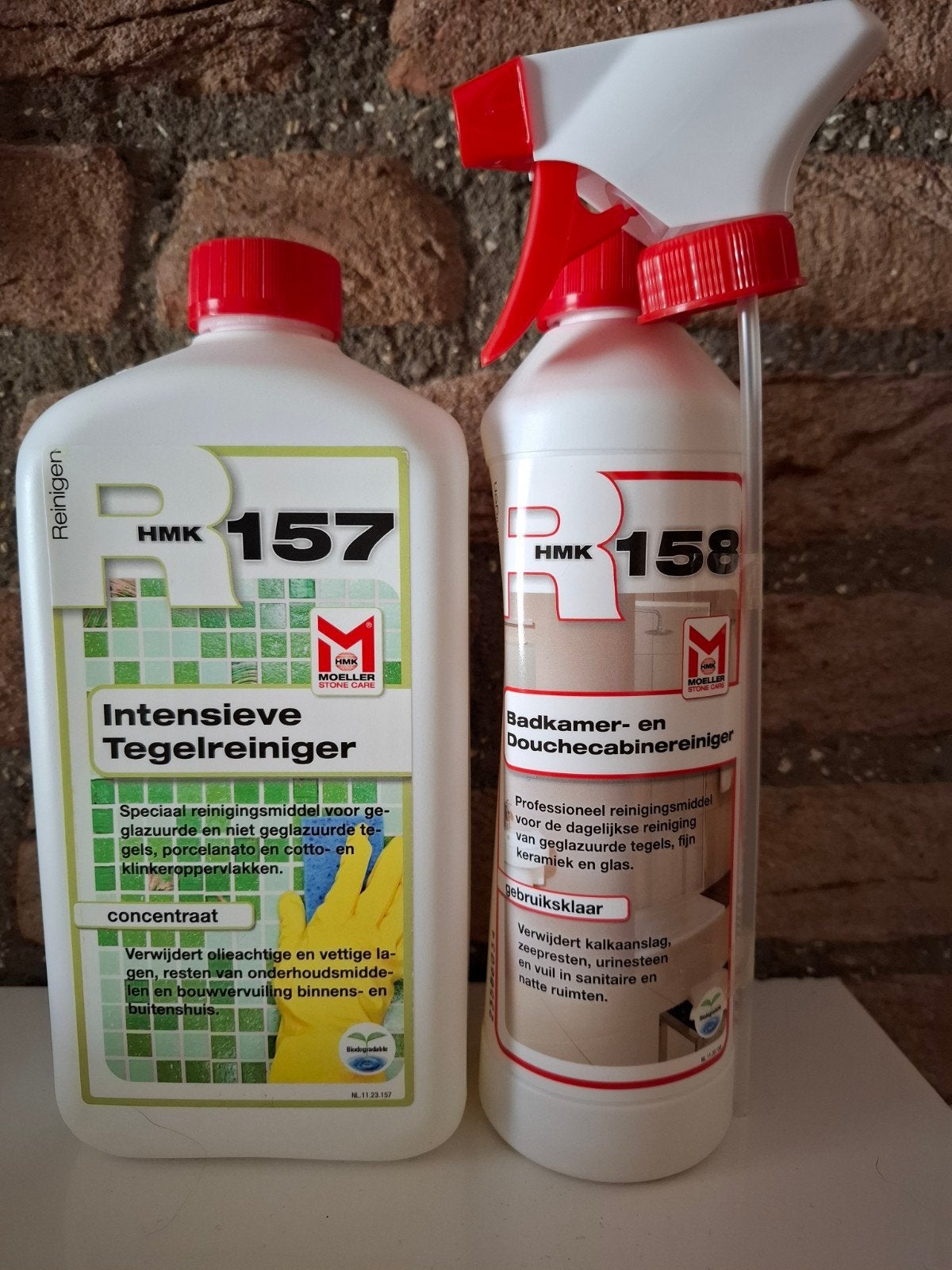 r 157 tegelreiniger en r 158 badkamerreiniger nieuw, Huis en Inrichting, Schoonmaakartikelen, Ophalen of Verzenden