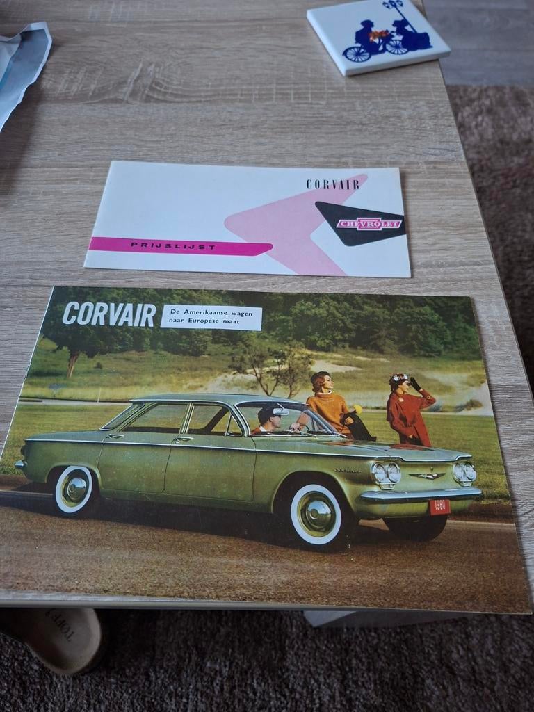 Chevrolet Corvair 1960 incl prijslijst, Ophalen of Verzenden, Gelezen, Chevrolet