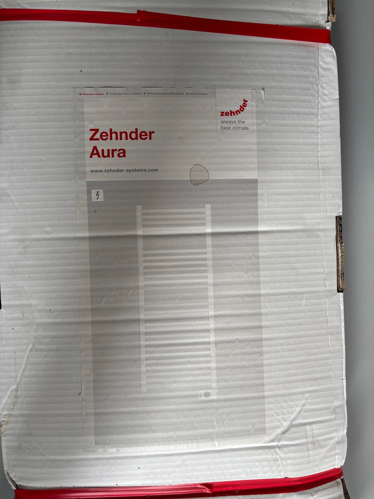 Zehnder Aura Radiator wit RAL9016 - Nieuw - 860x400x40, Doe-het-zelf en Verbouw, Ophalen, Hoog rendement (Hr), Radiator, Nieuw