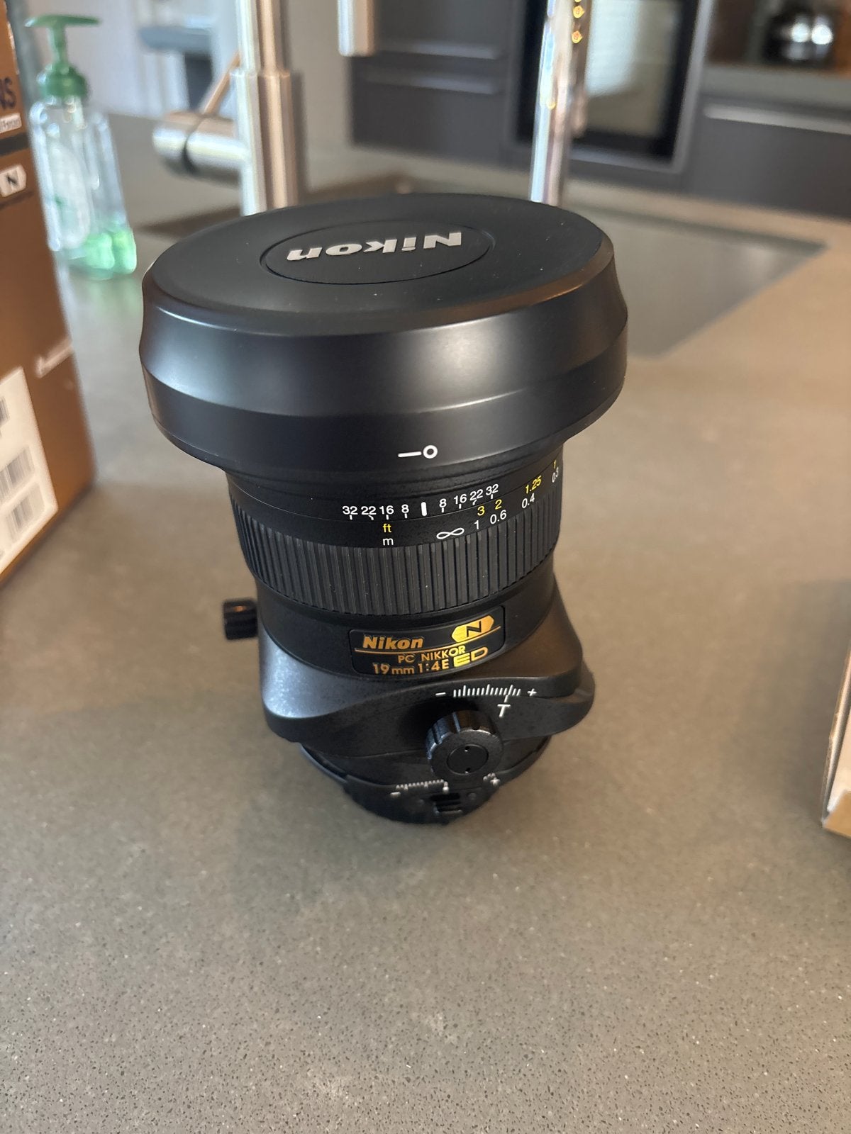 Nikon PC Nikkor 19mm f/4E ED Tilt-Shift Lens, Audio, Tv en Foto, Fotografie | Lenzen en Objectieven, Ophalen, Nikon, Groothoeklens