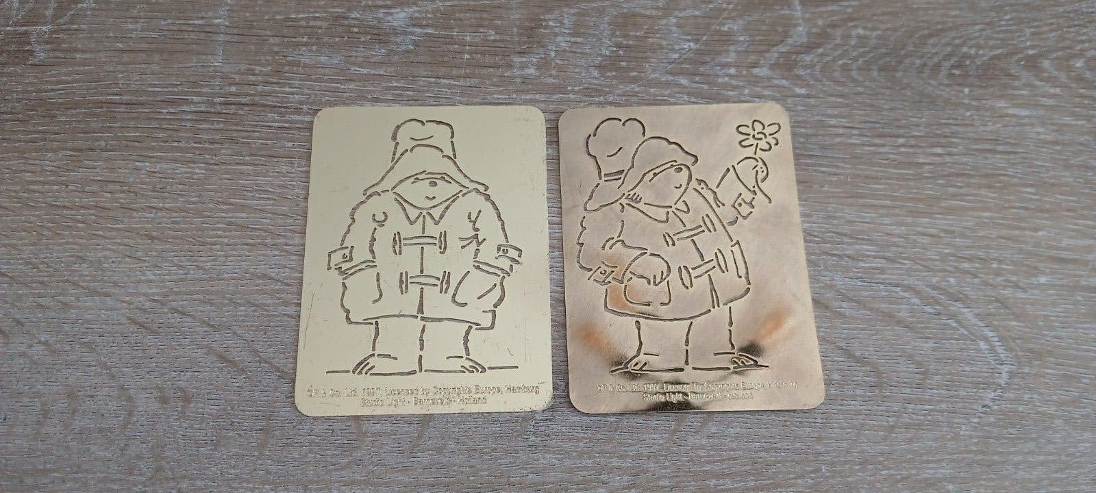Paddington Beer sjablonen sjabloon 1997 Studio Light, Goud, Gebruikt, Gereedschap of Toebehoren, Metaal
