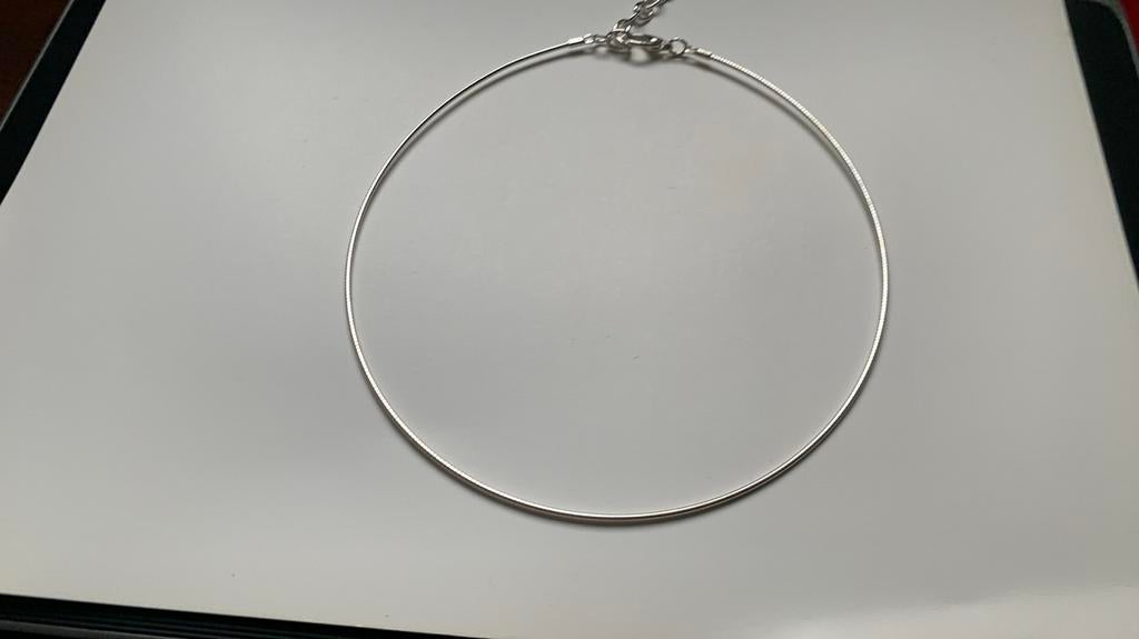 Zilveren spang nieuw met verlengstukje, Ophalen of Verzenden, Nieuw, Zilver, Verstelbaar