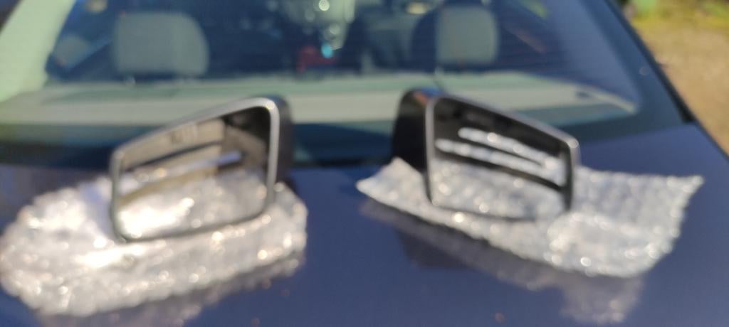 Mercedes w204 spiegelkappen, Auto-onderdelen, Spiegels, Ophalen, Gebruikt, Mercedes-Benz