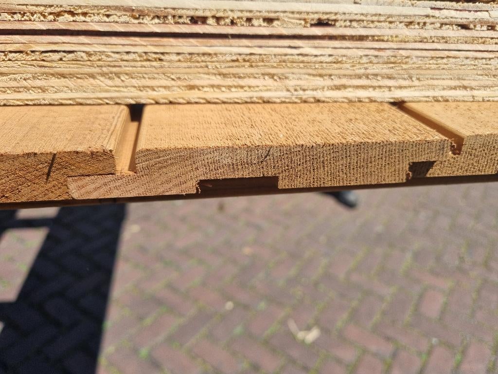 1.65 m2 sponningschroot - Red Cedar - nr: HP58, Ophalen, Nieuw, 180 tot 250 cm, Planken