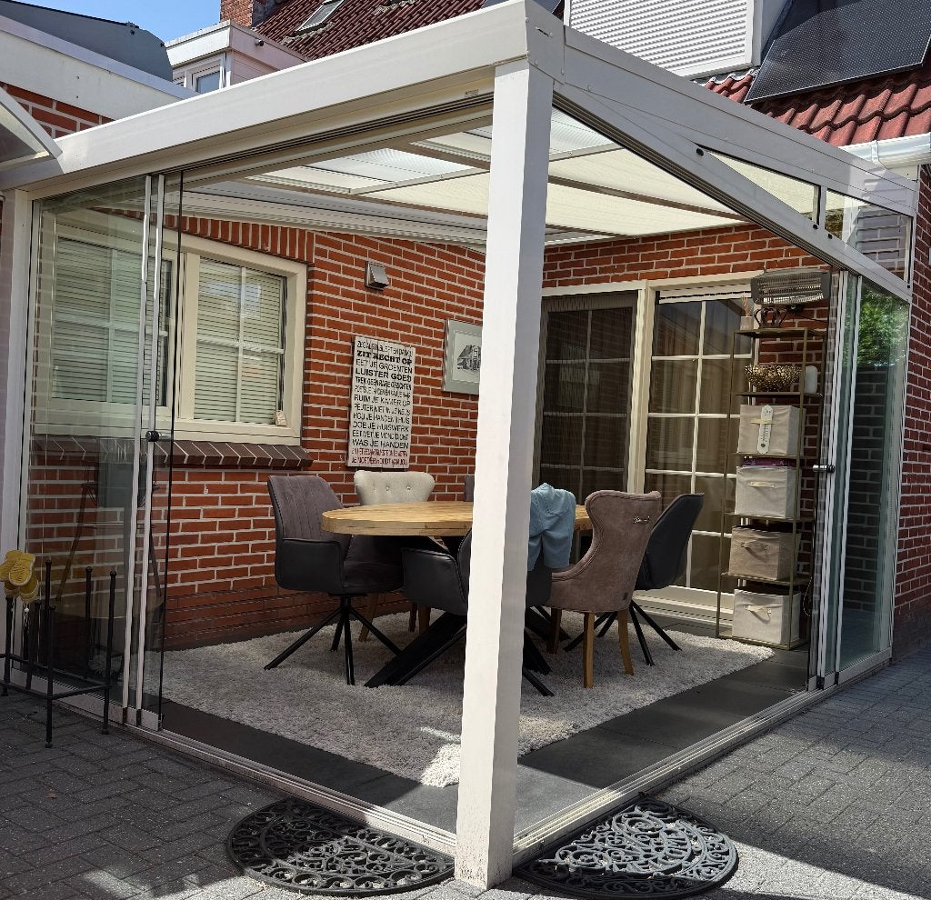 Tuinkamer/ overkapping compleet, Tuin en Terras, Overkappingen, Gebruikt, Overige typen, Ophalen