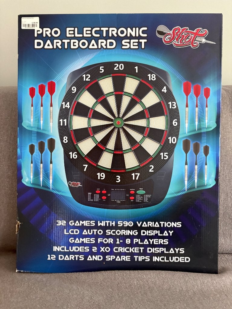 Dartboard electronisch, Ophalen, Nieuw, Dartbord, Soft tip