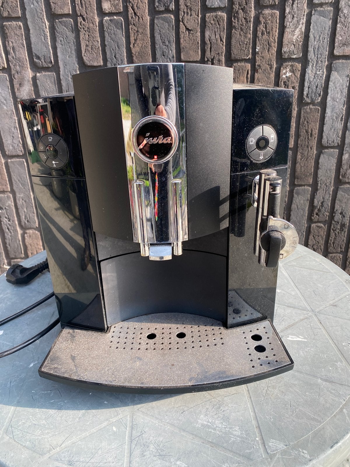 Jura C9 koffiemachine / WERKT NIET, Witgoed en Apparatuur, Ophalen, Afneembaar waterreservoir, Gebruikt, Espresso apparaat