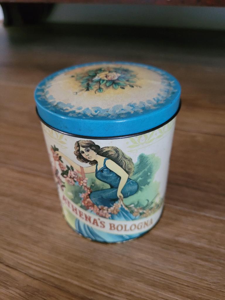 Blikje Poudre de Talc pour La Toilette, Verzamelen, Blikken, Ophalen of Verzenden, Gebruikt, Overige