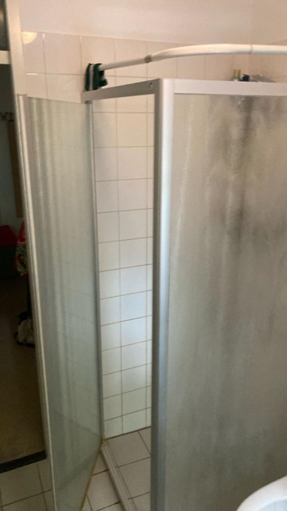 Douchecabine, hoekopstelling, Ophalen of Verzenden, Gebruikt, Douche