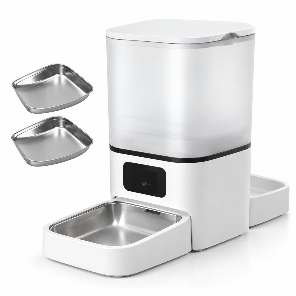 6L dubbele automatische voerbak voor katten en honden, Dieren en Toebehoren, Verzenden, Nieuw