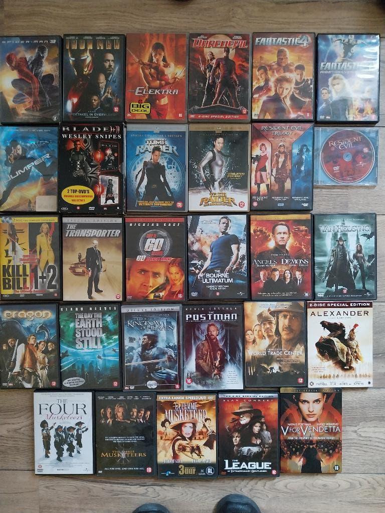 52 Film DVD's diverse genre, Alle leeftijden, Ophalen, Zo goed als nieuw, Overige genres