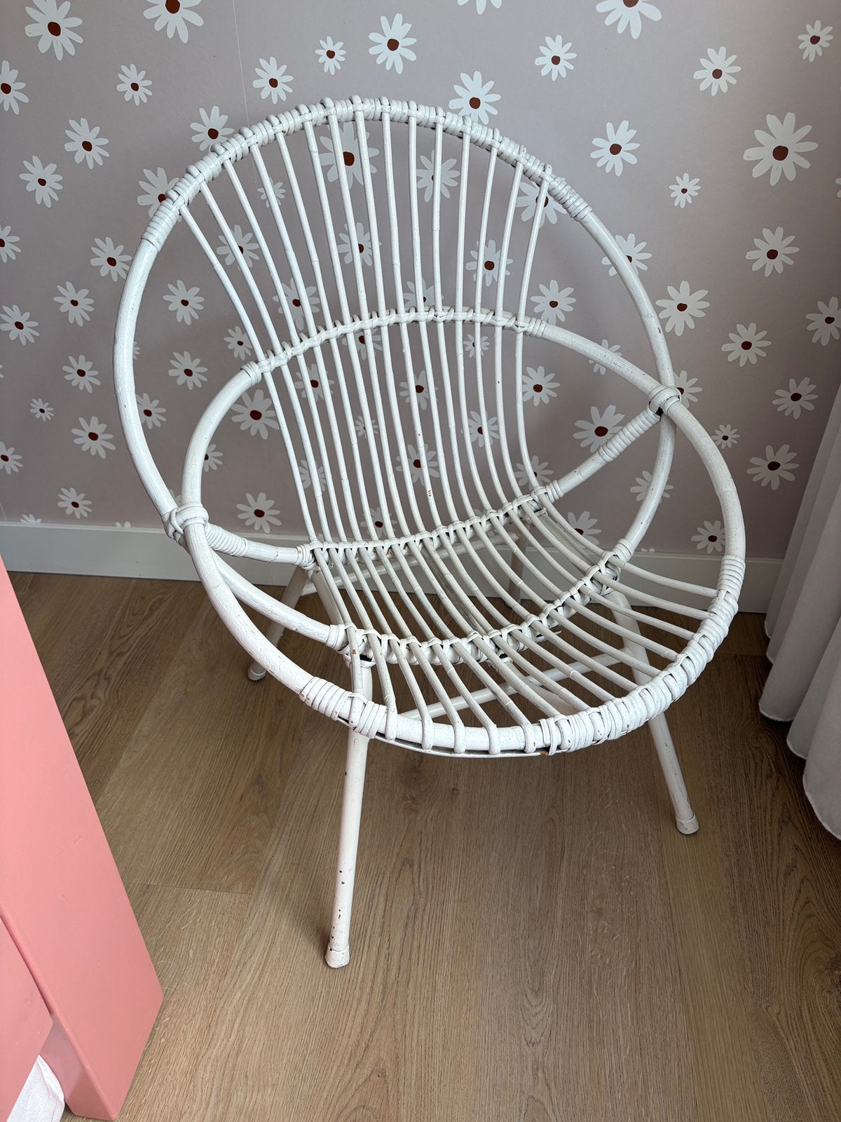 Retro kinderstoel riet, Kinderen en Baby's, Kinderstoelen, Ophalen, Overige typen