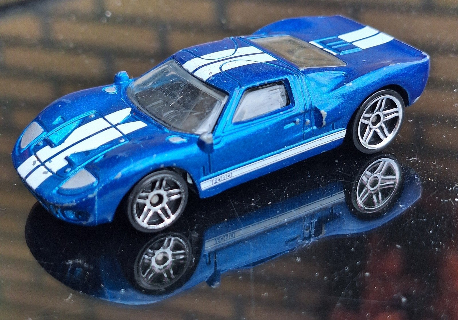 Hotwheels ford gt40, Ophalen of Verzenden, Zo goed als nieuw, Auto