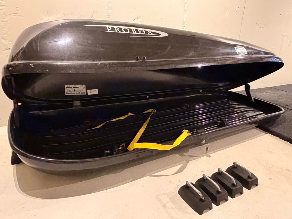 Hapro Probox 455 dakkoffer - Ruime en betrouwbare bagageoplo, Auto diversen, Dakkoffers, Ophalen of Verzenden, Gebruikt