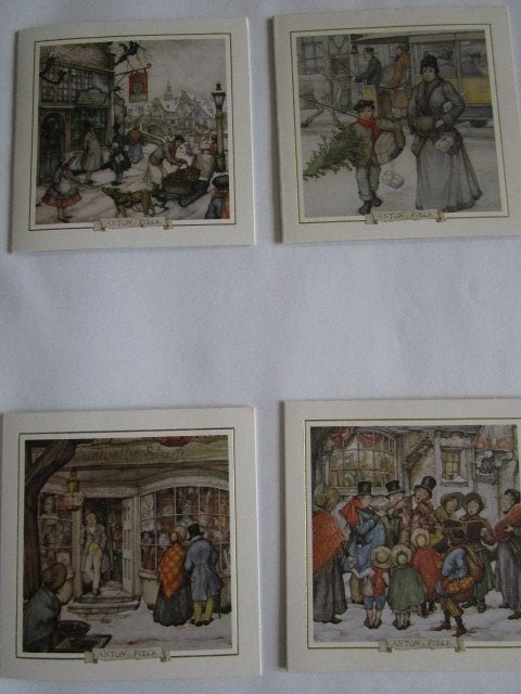 Kaarten Anton Pieck  map 1, Verzamelen, 1980 tot heden, Ophalen of Verzenden, Zo goed als nieuw, Prent