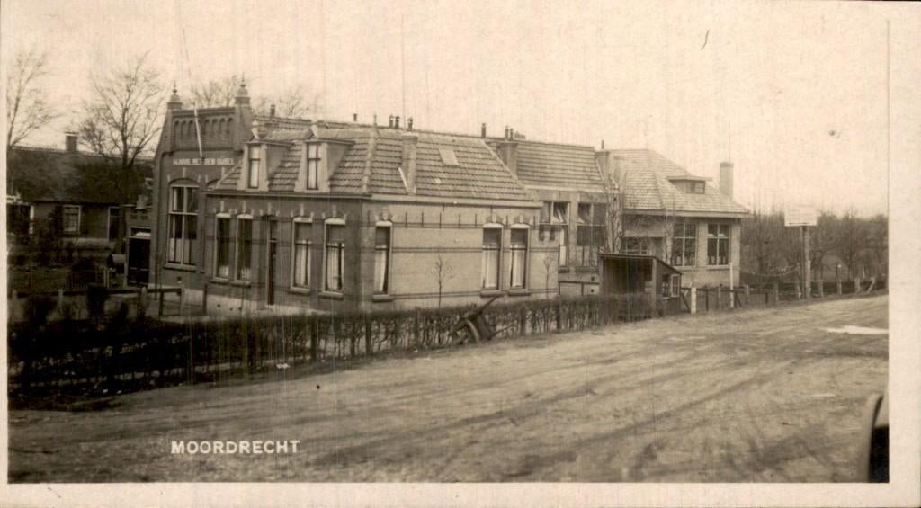 Moordrecht - Fotokaart - Bromografia, Verzamelen, Ansichtkaarten | Nederland, Ophalen of Verzenden, 1920 tot 1940, Gelopen, Zuid-Holland
