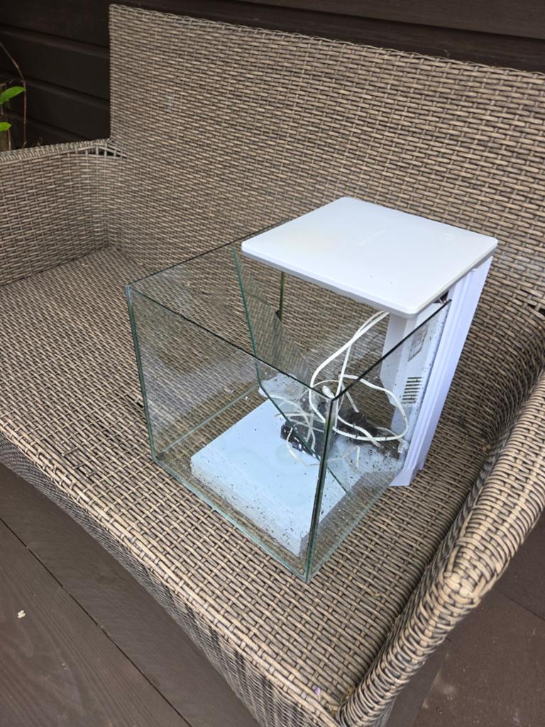 Superfish qubic pro 30 liter, Dieren en Toebehoren, Vissen | Aquaria en Toebehoren, Gebruikt, Leeg aquarium, Superfish, Ophalen