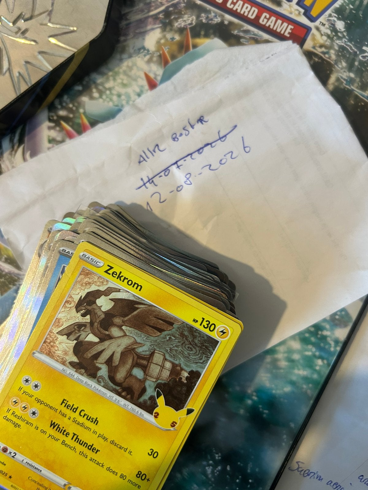 100x holo pokemonkaarten NM engelstalig, Ophalen of Verzenden, Zo goed als nieuw, Meerdere kaarten