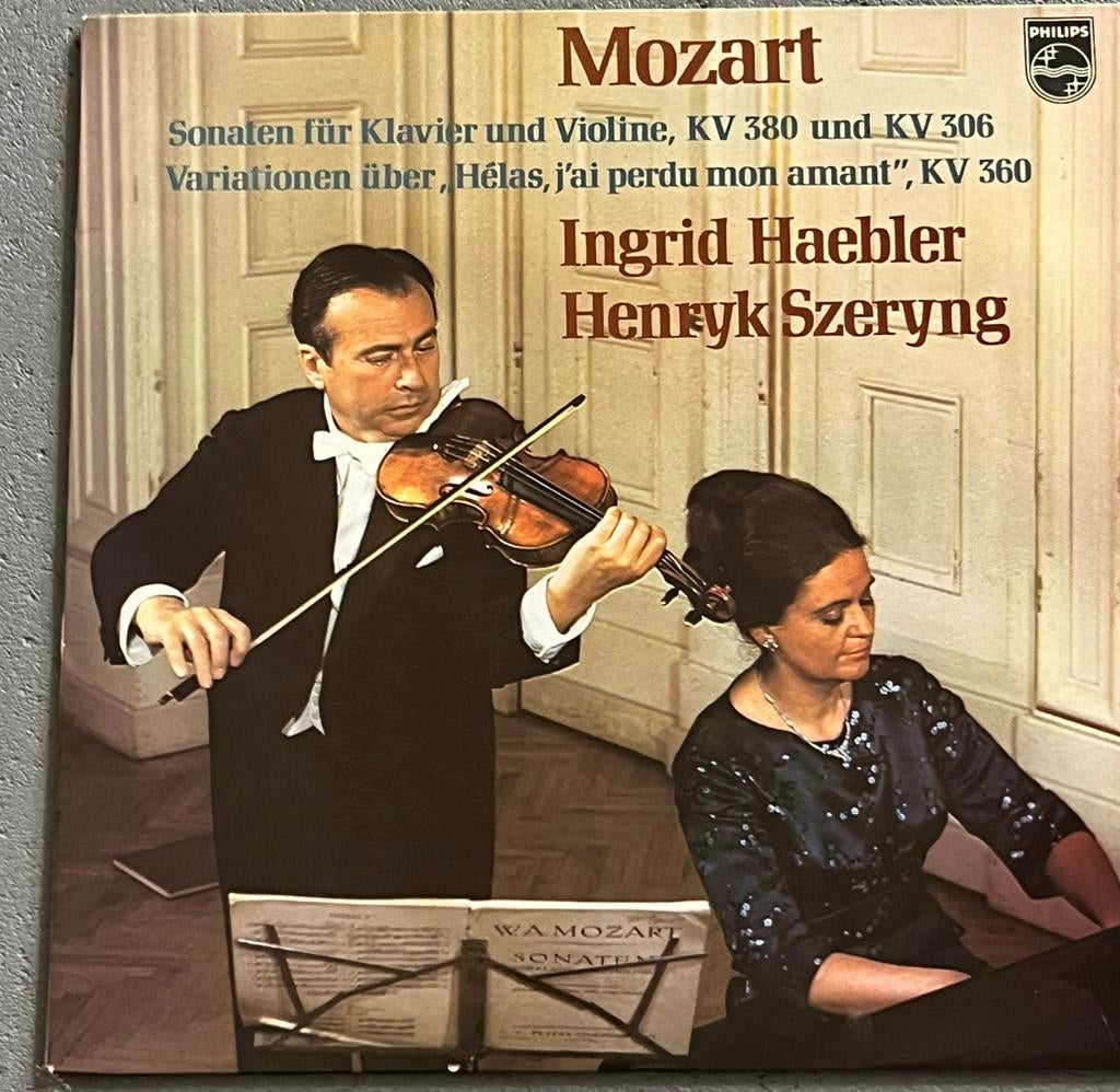 lp klassiek elpee vinyl Mozart violin sonata Szeryng, Overige typen, Ophalen of Verzenden, Zo goed als nieuw, 12 inch
