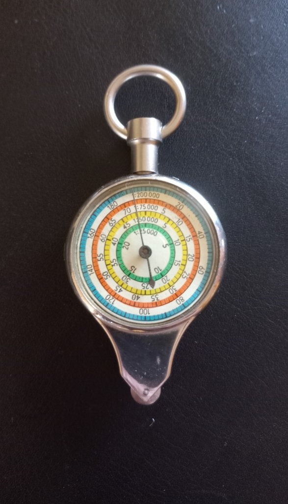 curvimete, kaartmeter jaren 50, Verzenden