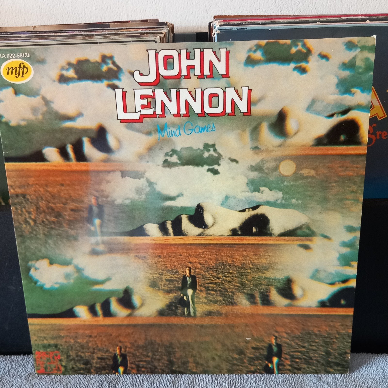 lp John lennon mind games, Ophalen of Verzenden, Zo goed als nieuw, 12 inch