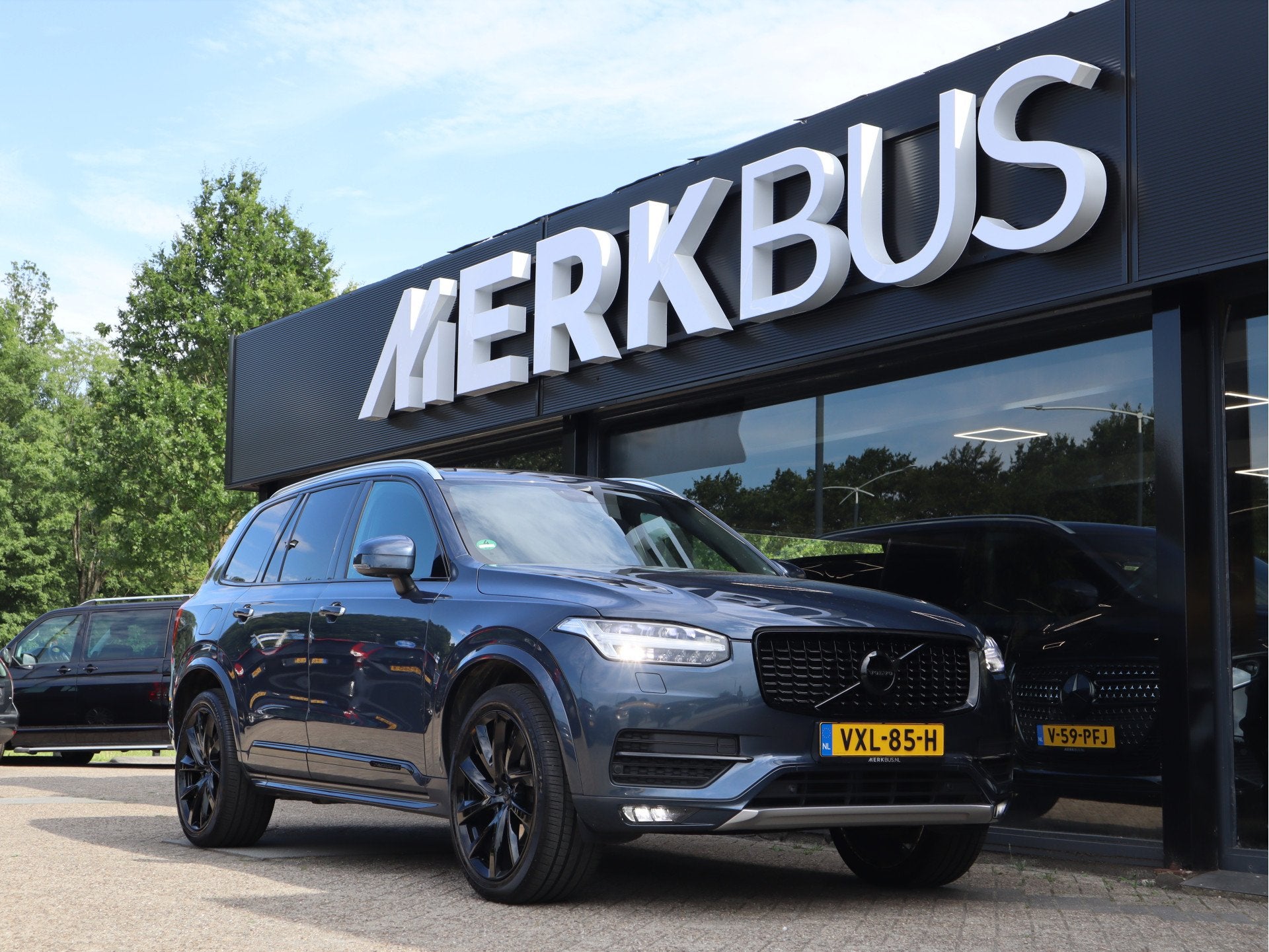 Volvo XC90D5 INSCRIPTION 235PK AUTOMAAT GRIJSKENTEKEN INSCRI, Auto's, Gebruikt, Euro 6, 4 cilinders, 1969 cc