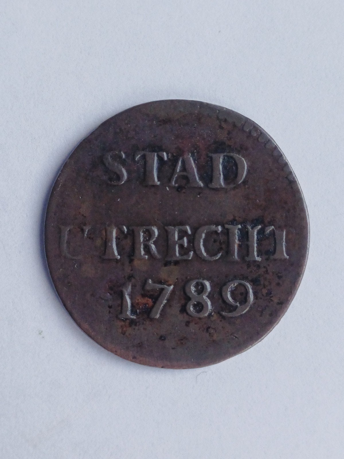 Historische Munt Stad Utrecht 1789, Ophalen of Verzenden, Vóór koninkrijk, Overige waardes, Losse munt