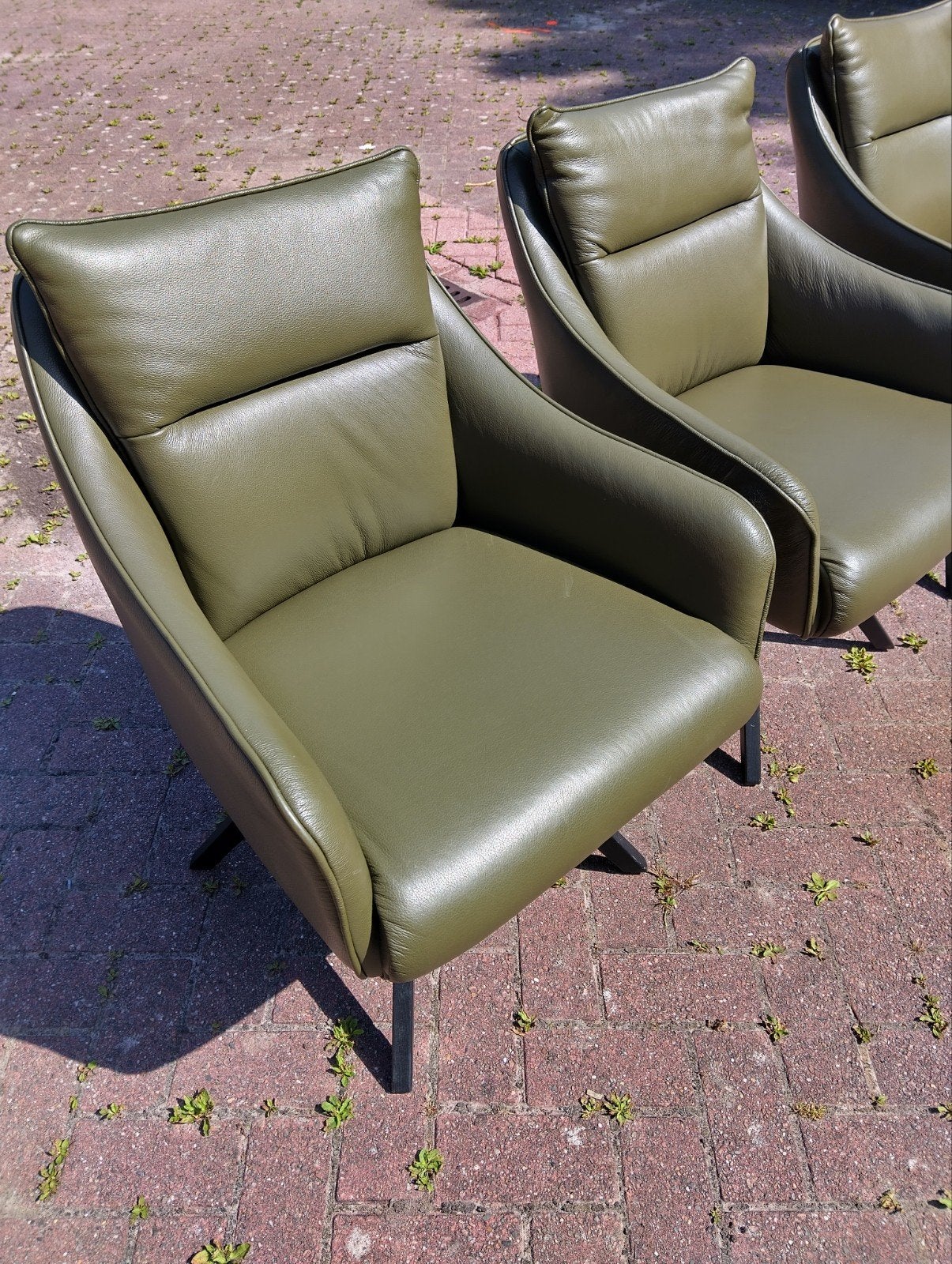 Set van 4 eetkamerstoelen, Ophalen of Verzenden, Zo goed als nieuw, Minder dan 75 cm, 50 tot 75 cm