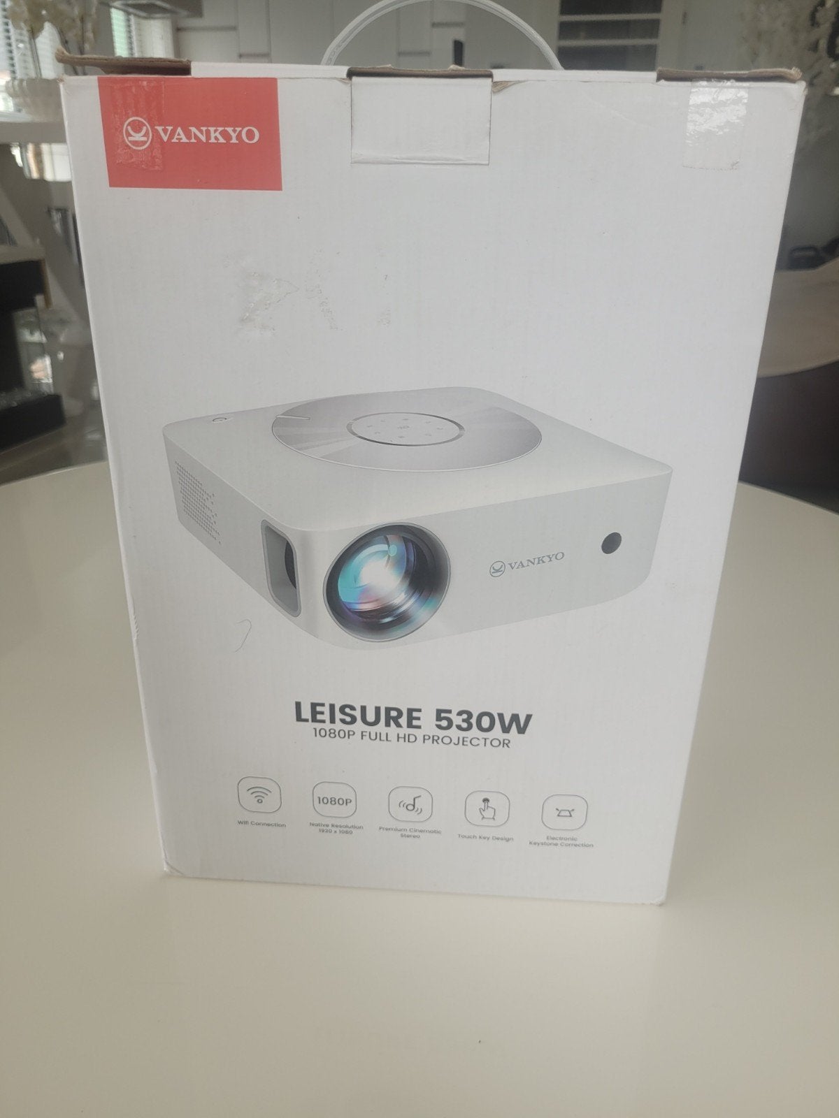 VANKYO Leisure 530W 1080P Full HD Projector, Overige technologieën, Nieuw, Ophalen of Verzenden, VANKYO