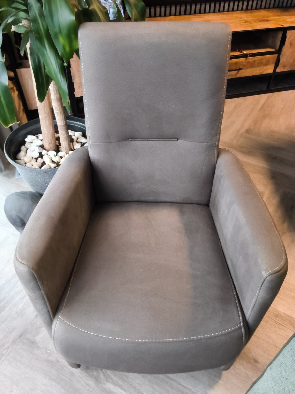 Set van 4 comfortabele eetkamerstoelen met armleuningen, Huis en Inrichting, Stoelen, Ophalen, Gebruikt, Vijf, Zes of meer stoelen