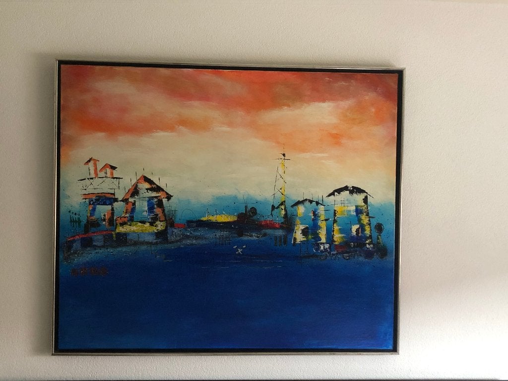 Schilderij Henk Kuijpers, Ophalen