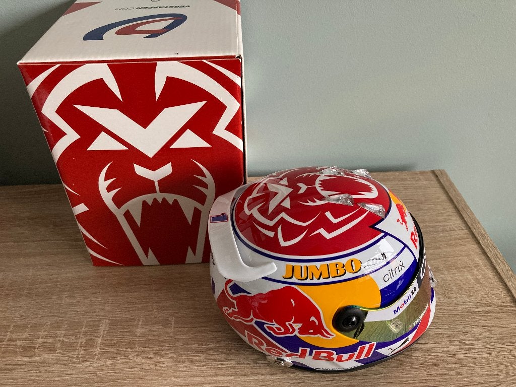 ✅ Max Verstappen 1:2 helm Zandvoort GP 2022 Red Bull Racing, Ophalen of Verzenden, Nieuw, Formule 1
