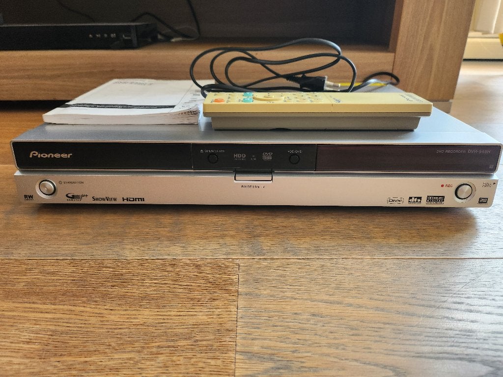 Pioneer DVR 545H DVD/HDD Recorder 160GB, Ophalen of Verzenden, Gebruikt, Harddiskrecorder, Met dvd-recorder