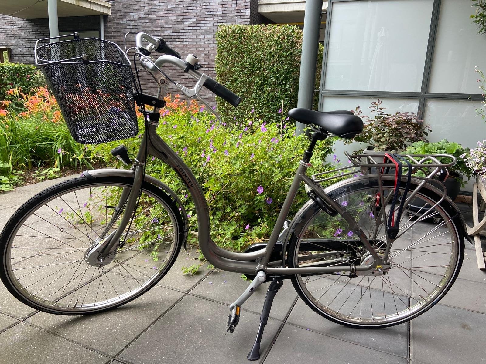 Damesfiets Pointer met lage instap en mand, (Extra) lage instap, Velgrem, Zo goed als nieuw, 50 tot 53 cm