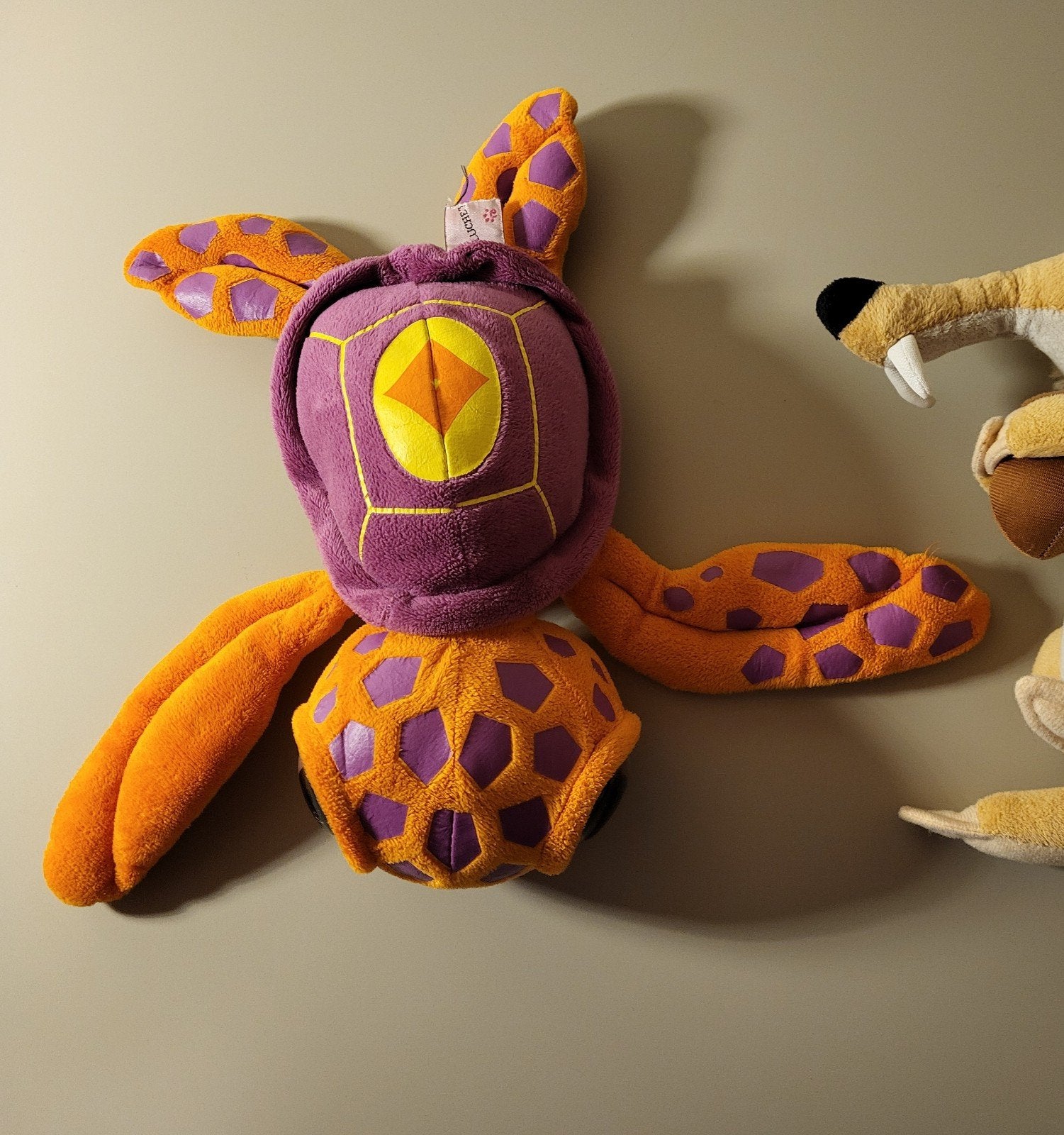 Leuke knuffel schildpad met grote ogen, Oranje, Overige merken, Overige karakters, Overige typen