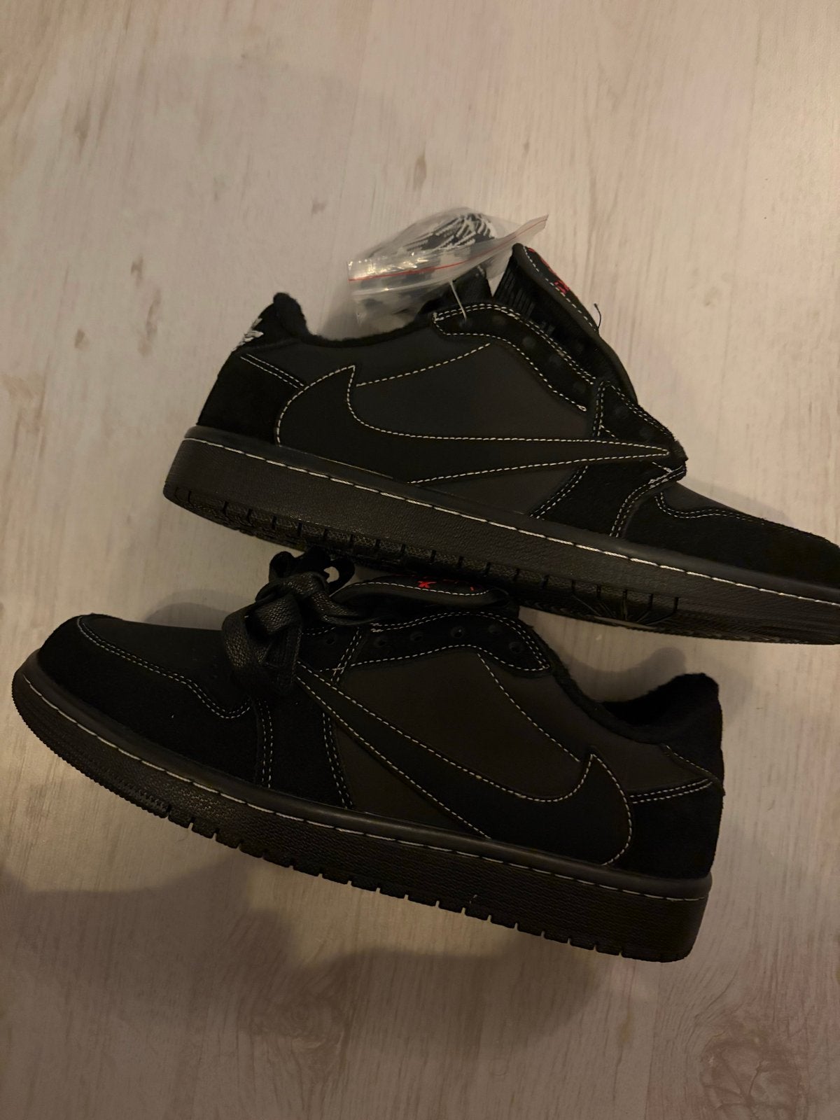 Nike Air Jordan 1 Low Travis Scott Black Phantom Maat 41, Ophalen of Verzenden, Nieuw, Zwart, Sneakers of Gympen
