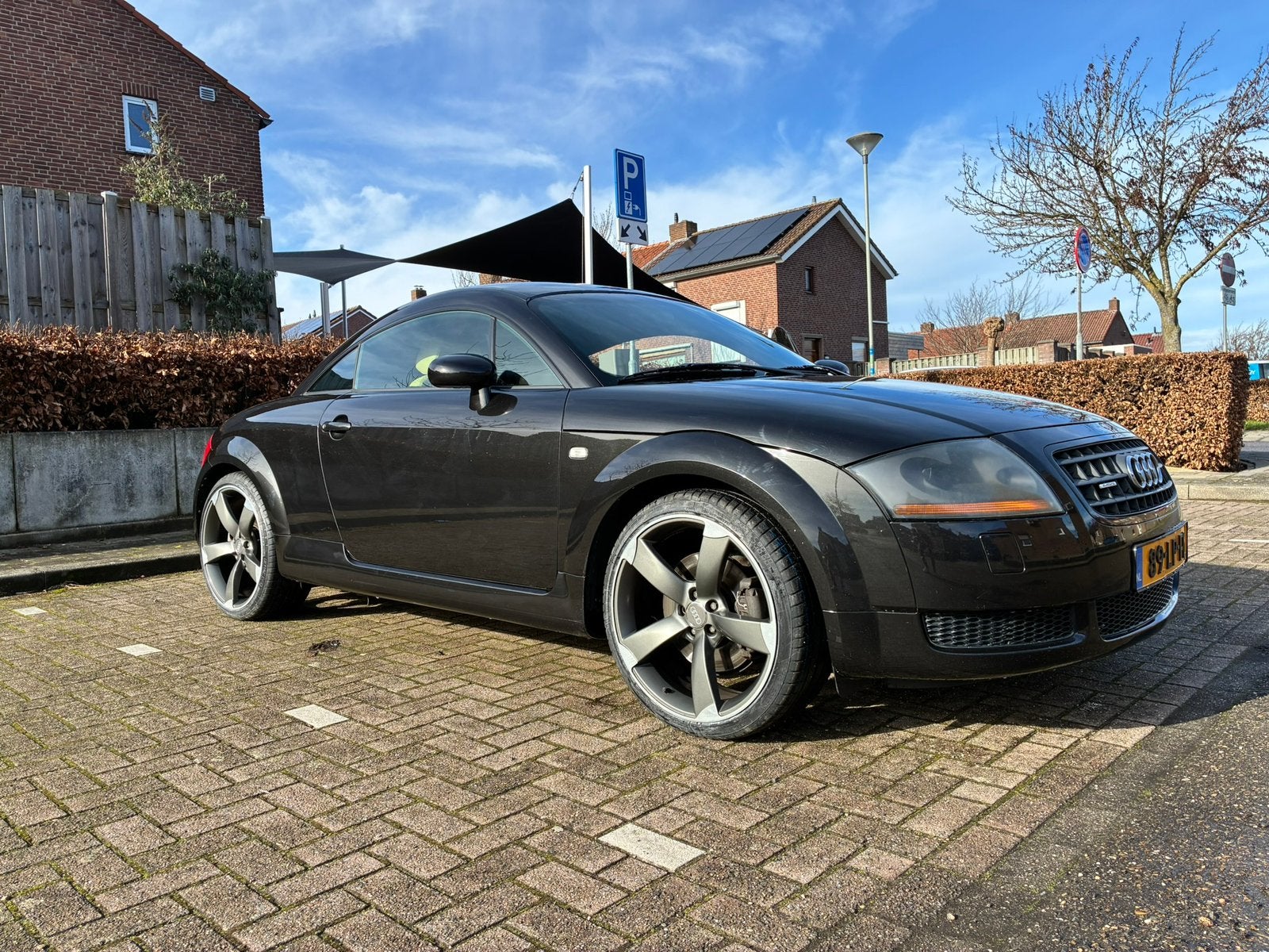 Audi TT 1.8 T Coupe Quattro 165KW 2003 Zwart, Auto's, Audi, TT, 1440 kg, 4 cilinders, 4 stoelen