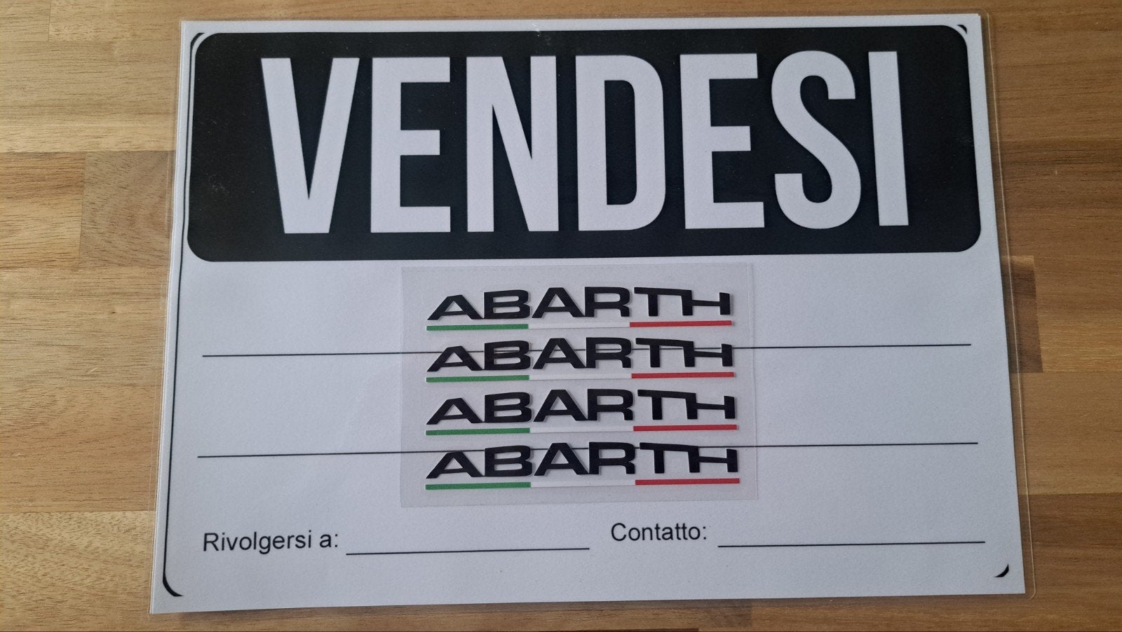 ABARTH LOGO STICKERS. DIVERS., Auto diversen, Tuning en Styling, Ophalen of Verzenden