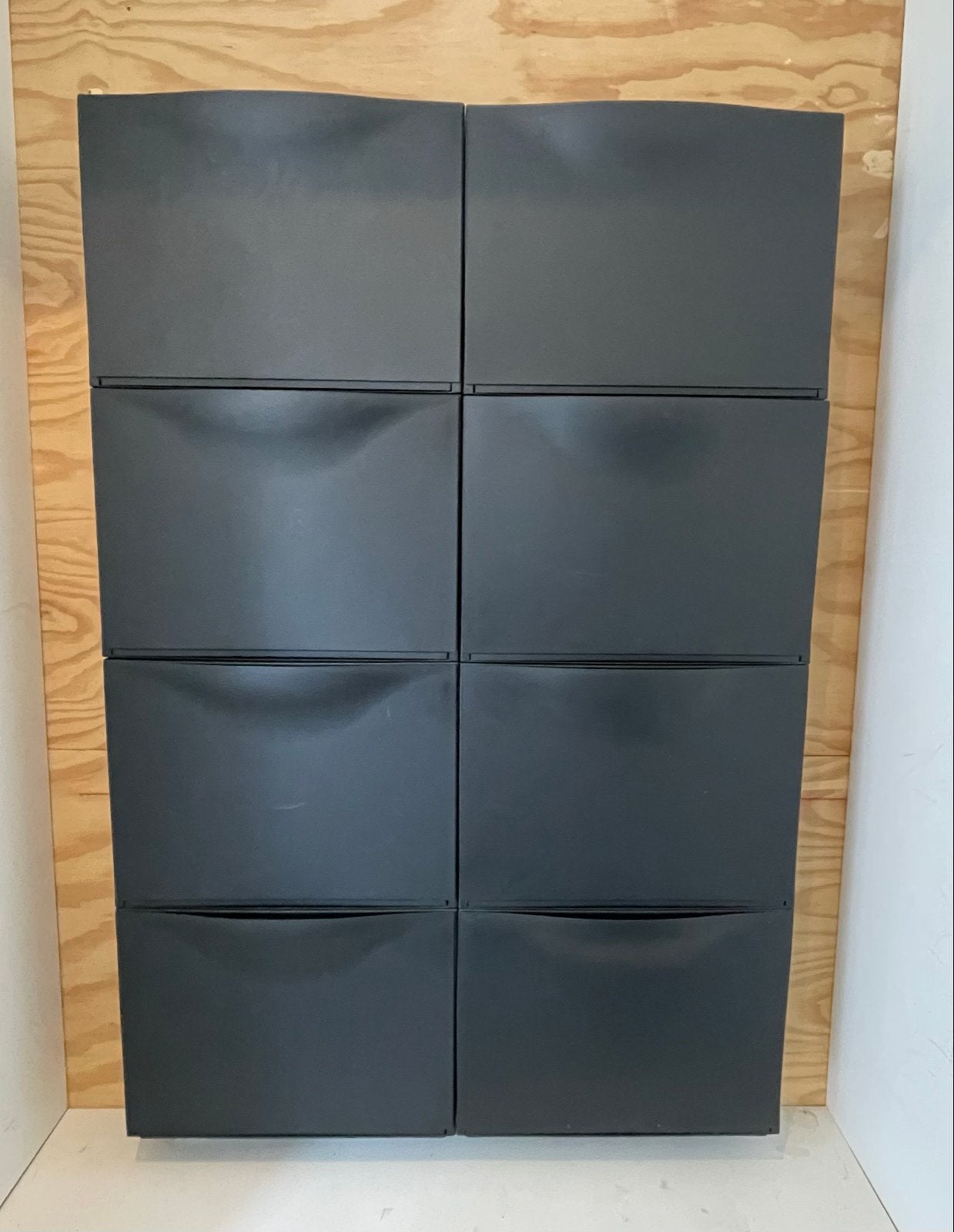 Ikea TRONES schoenenkast/opberger, zwart (8 stuks), Ophalen, Gebruikt