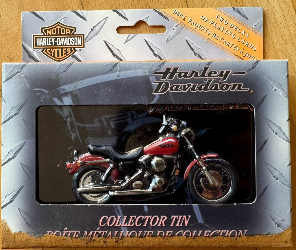 Harley-Davidson Limited Ed. Collector blik met kaarten, Ophalen of Verzenden, Zo goed als nieuw