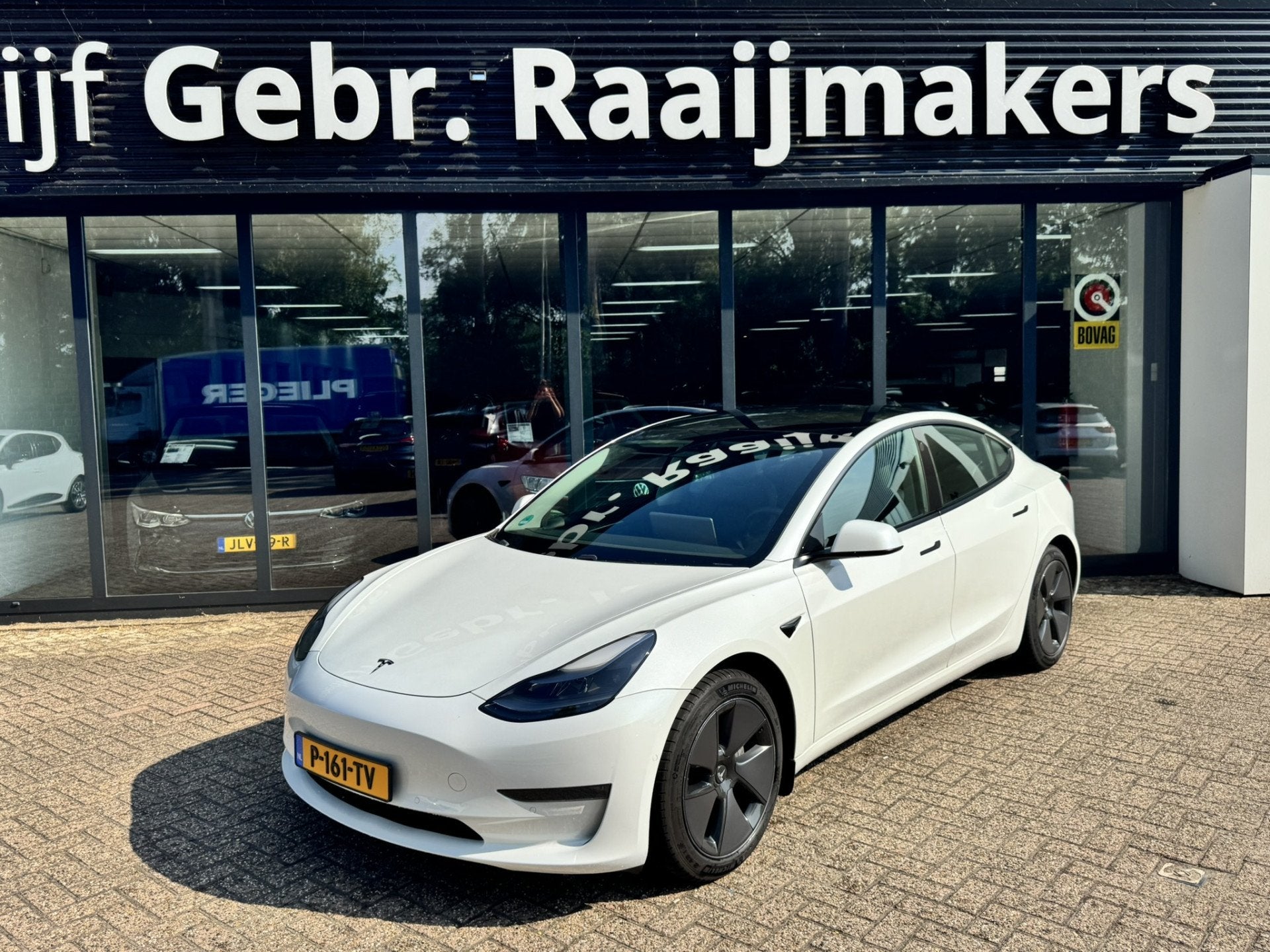 Tesla Model 3 Long Range AWD 75 kWh*Warmtepomp*Premium Audio, Auto's, Automaat, Gebruikt, Wit, Vierwielaandrijving