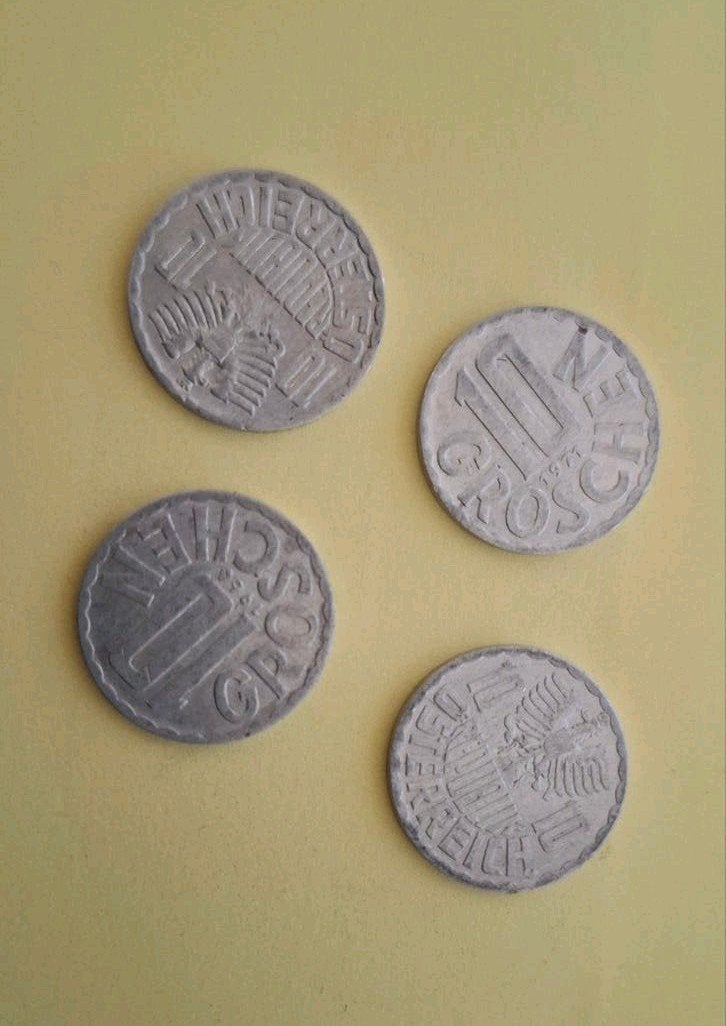 Oostenrijkse 10 Groschen munten (1971-1974), Ophalen of Verzenden