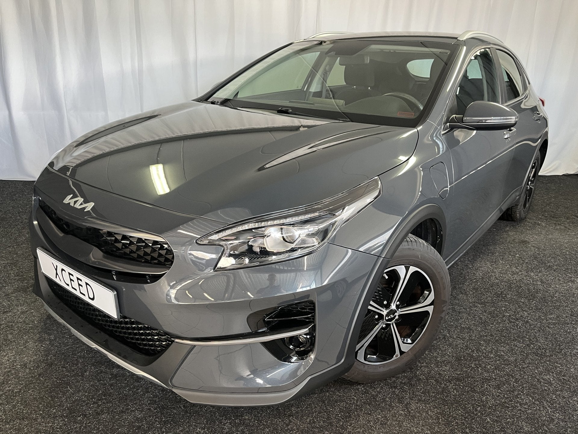 Kia Xceed 1.6 GDi PHEV PLUG-IN DynamicLine 1E EIGN/ECC/APPLE, Auto's, Stof, Gebruikt, Met garantie (alle), Plug-in hybride