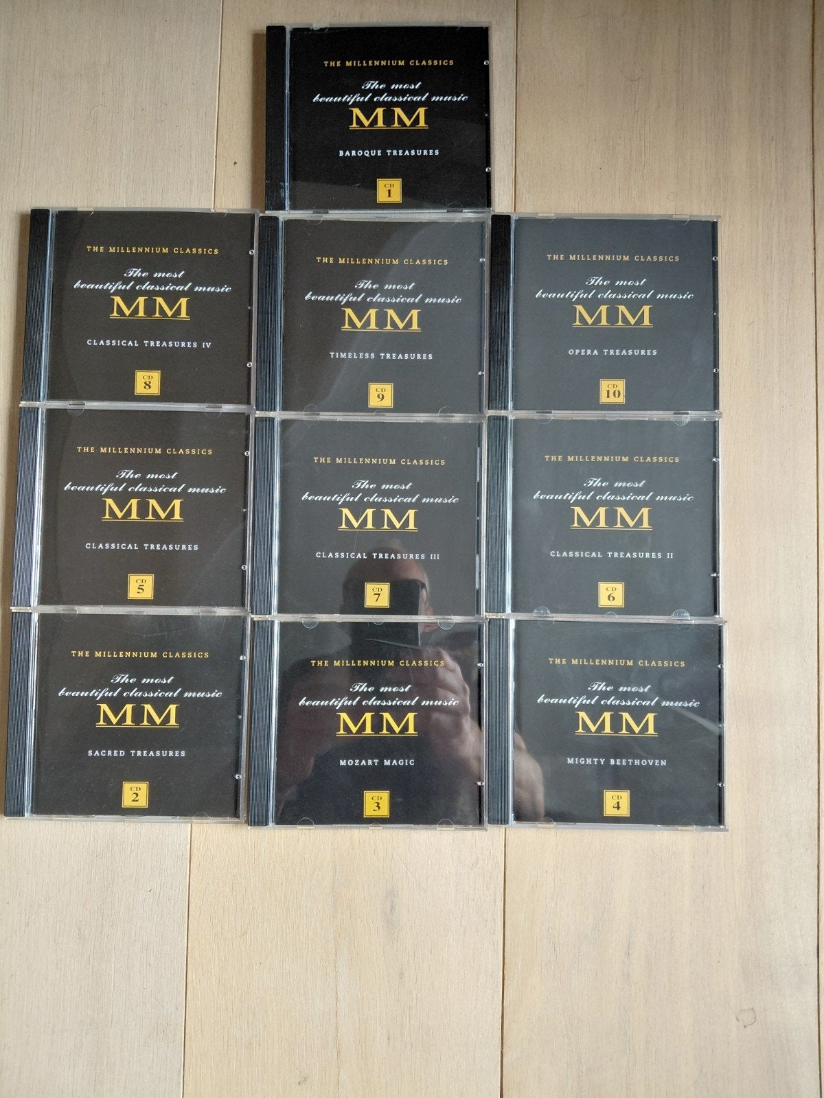 Classical treasures 1 tm 10 cd's millennium classics, Ophalen of Verzenden, Classicisme, Zo goed als nieuw, Overige typen