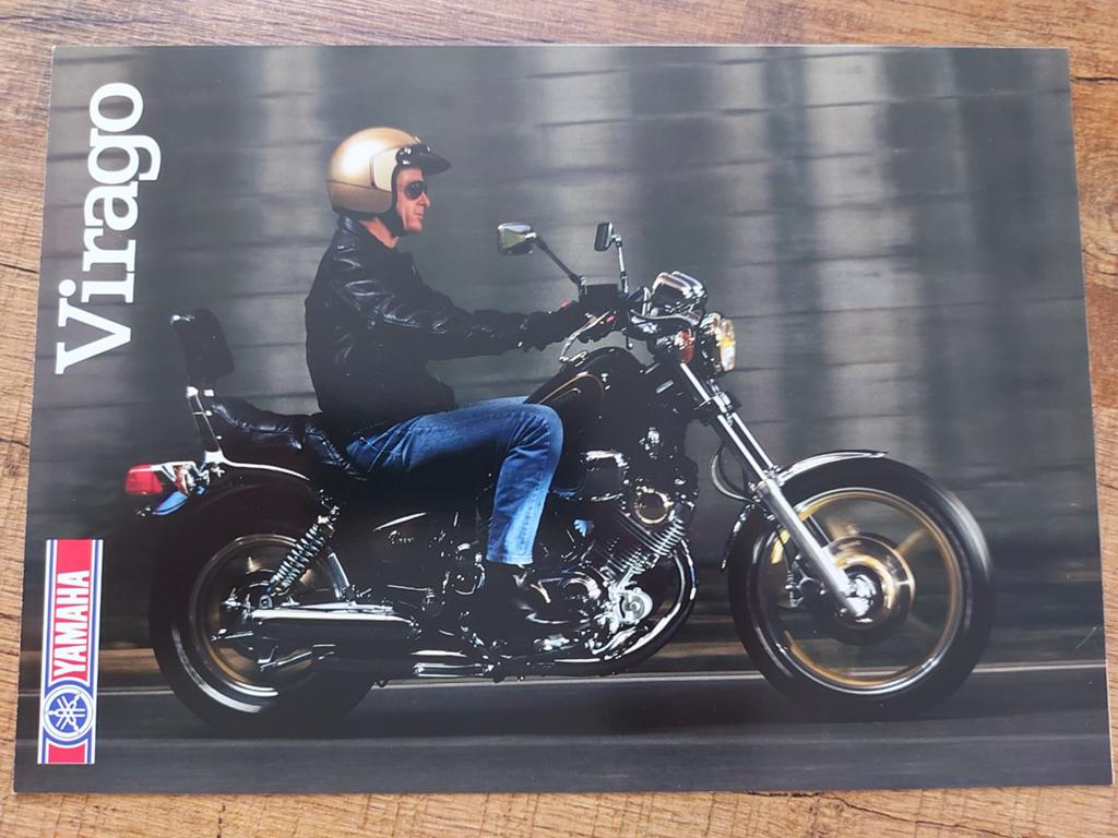 1988 Yamaha Virago motor folder Duitstalig, Ophalen of Verzenden, Yamaha