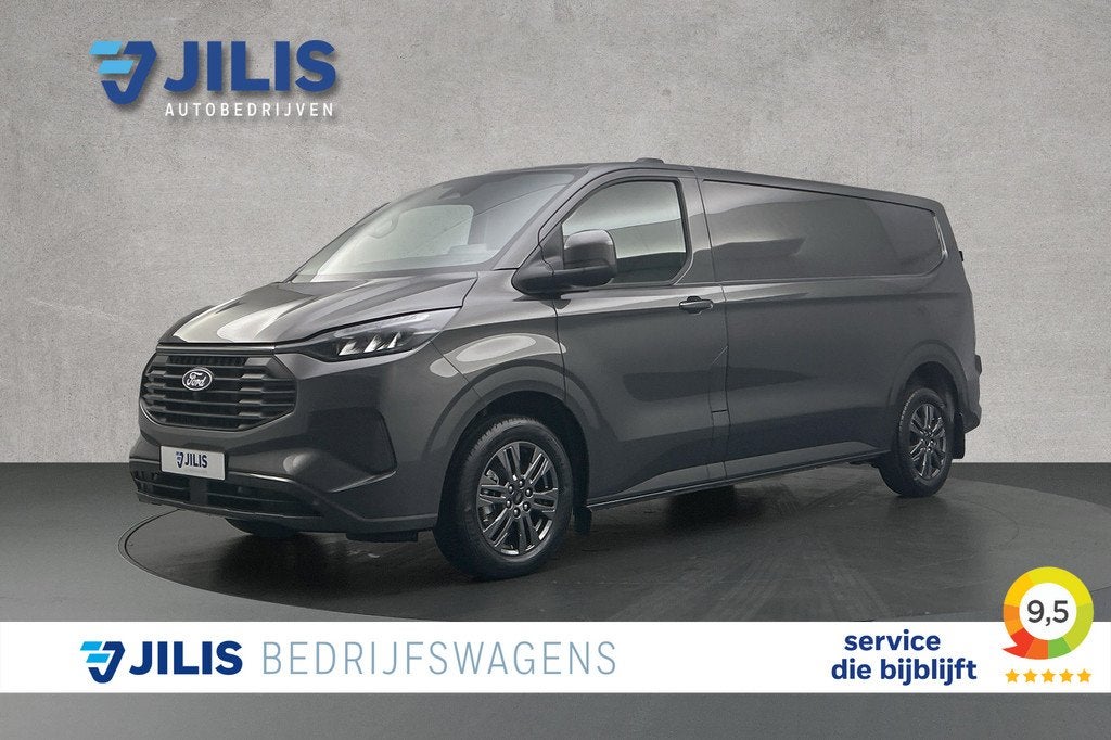 Ford Transit Custom 2.5 PHEV 233PK L2 Limited | Incl. BPM |, Auto's, Bestelauto's, Stof, Gebruikt, Euro 6, 4 cilinders