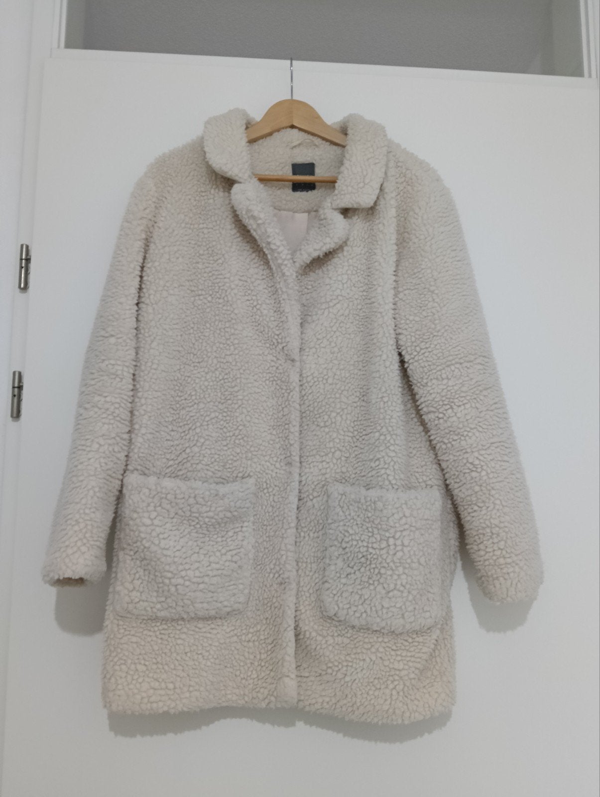 Primark Teddy Jas - Crème, Maat 38/40 (M), Primark, Beige, Ophalen of Verzenden