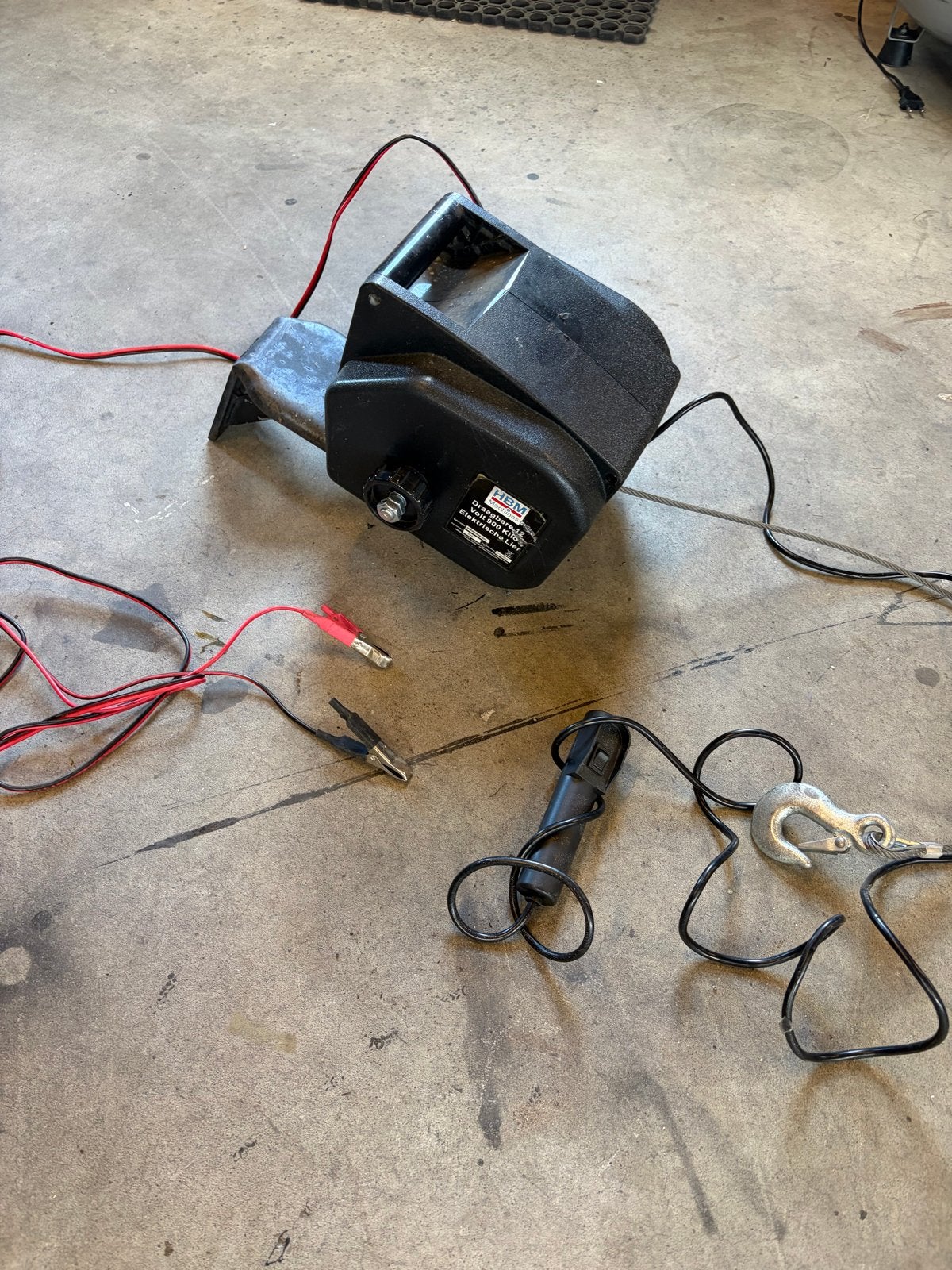 Elektrische Lier 12 Volt 900 Kilo, Ophalen, Gebruikt, Overige typen